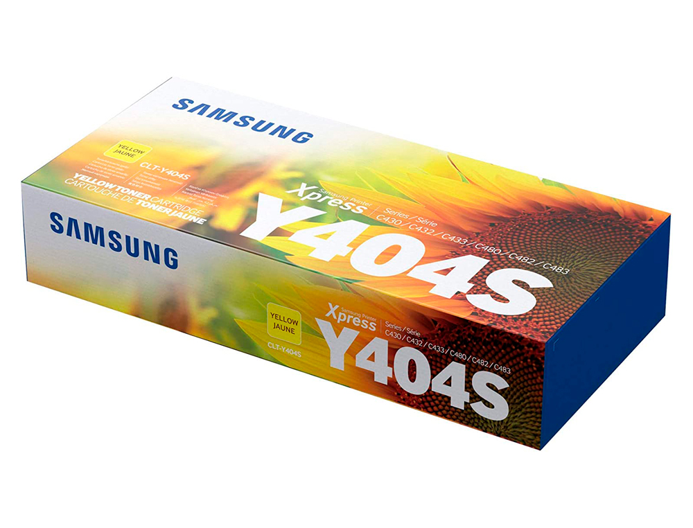 TONER SAMSUNG CLT 404 PARA SL-C430/C480 AMARILLO 1000 PAGINAS