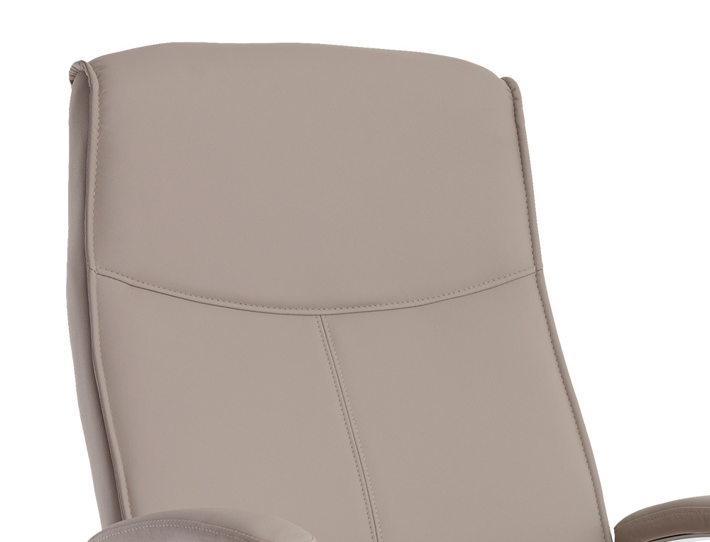 SILLA Q-CONNECT DIRECCION MODE NA SIMIL PIEL BASE METALICA ALT MAX 1210 ANC 630 PROF 650 MM RUEDAS PREMIUM COLOR GRIS