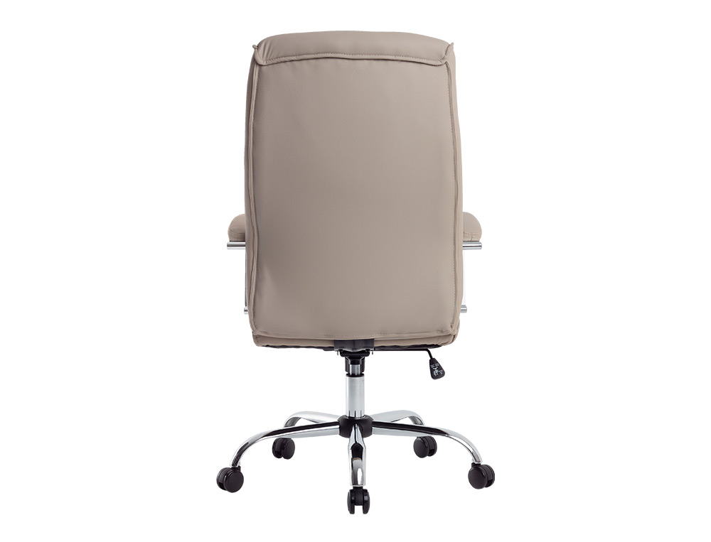 SILLA Q-CONNECT DIRECCION MODE NA SIMIL PIEL BASE METALICA ALT MAX 1210 ANC 630 PROF 650 MM RUEDAS PREMIUM COLOR GRIS