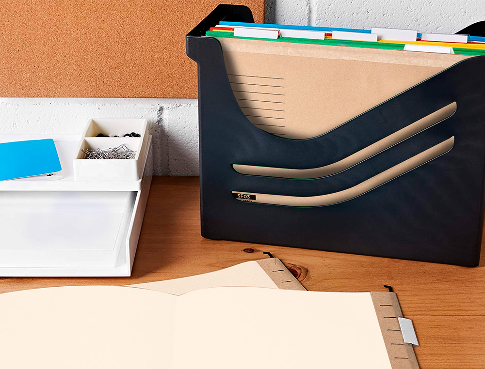 CARPETA COLGANTE LIDERPAPEL FOLIO PROLONGADO KRAFT